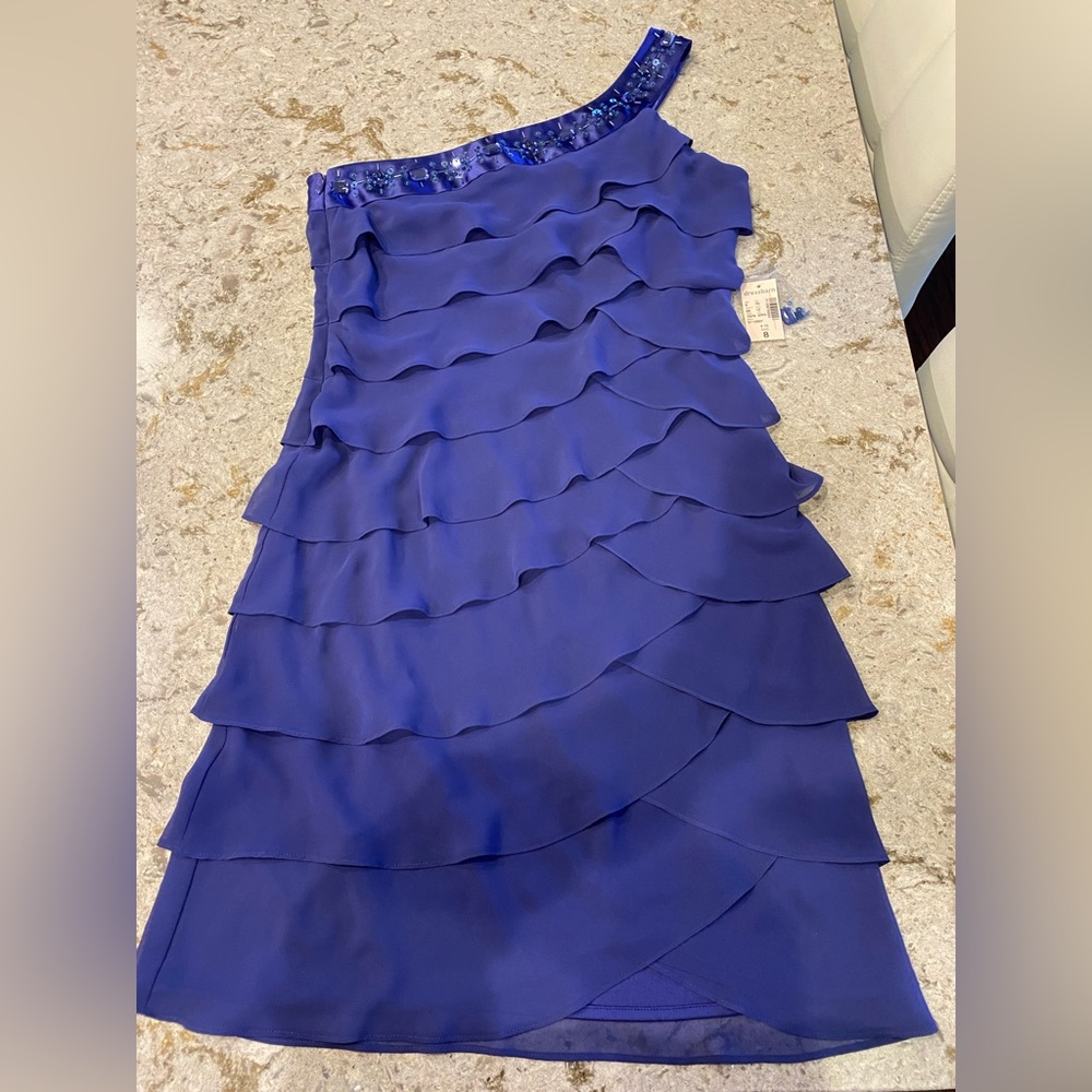 Dress Barn One Shoulder Dress - Women’s Size 8 - NWT